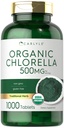 Carlyle Chlorella Tablets Bio 500 mg | 1000 Count | Vegetarisch, Non-GMO, und Glutenfreie Ergänzung