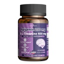 400mg L-Theanine mit 200mg Apigenin Ergänzung für Schlaf-Natural Relaxation & Stress Relief - Glutenfrei,Non-GMO, Zero Fillers - Made in USA | 60 Veggie Capsules