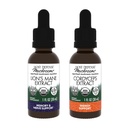 Host Defense Bundle mit Lion's Mane Extract, 1 fl oz & Cordyceps Extract, 1 fl oz - Support Brain Health, Memory & Focus - Immun & Energy Support Supplement*