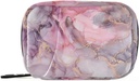 Rosa Marmor Textur Pille Box 7 Tage Pille Fall Reisen Pille Organizer Tasche mit Reißverschluss Tragbare Wöchentliche Vitamin Medizin Ergänzung Halter Tasche
