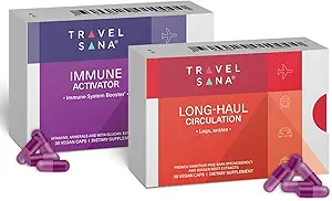Circolazione a lungo raggio (30 tappi vegani) + Attivatore immunitario (30 tappi vegani)