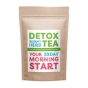 Morning Start Hibiscus Tea Bags Detox Tea - 28 count, Drink Every Morning, Caffeine Free, Gluten Free, Keto Friendly by Detox Skinny Herb Tea