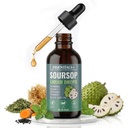 Essentials+ Soursop Bitters Liquid with Soursop Leaves for Gut Cleanse, Detox & Immune Boost with Black Seed, Moringa, Irish Moss, Ashwaganda, Turmeric, 16 fl oz (16 Fl, Soursop)