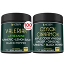 Bundle 5in1 Valerian Root Supplement & 6in1 Premium Ceylon Cinnamon Ergänzungen
