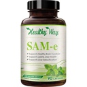 Healthy Way 500mg SAM-e Supplement - High Strength 500mg S-Adenosyl-L-Methionin Kapseln für Joint Brain Liver und Mood Unterstützung - Non-GMO Hohe Absorption Gleiche Ergänzung (90 Servierungen)