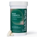 Mega-Strain 50 Billion CFU Probiotics + Prebiotics 30 Caps Probiotics for Women & Men - Gute Flora Probiotic & Digestive Health - Keine Refrigeration erforderlich Probiotics Lactobacillus Rhamnosus