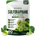 Liposomal Sulforaphane Gummies - 90CT | Broccoli Sprout Supplement with Glucoraphanin, Myrosinase, Glutathione, Quercetin & Vitamins C/E | Antioxidant, Immune & Cleanse Support | Sugar Free, Vegan