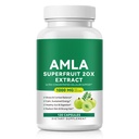 Amla Capsules, 20:1 Amla Extract Herbal Supplement, Indian Gooseberry with Natural Antioxidants, Supports Immune Health, Healthy Digestion, Skin & Hair, Non-GMO, Vegan, 120 Capsules