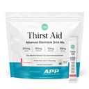 Thirst Aid Low Sodium Electrolytes Powder Packets, 30 Servings, Organic Electrolytes Powder Packets Crafted with a Light Watermelon Flavor, Gluten-Free, Non-GMO and Vegan