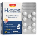 Molecular H2 Hydrogen Water Tablets - 16 PPM Hydrogen Tablets for Drinking Water with Magnesium, Rich in Antioxidants, Mental & Cognitive Function, Cellular Health, Recovery Energy (Unflavored)
