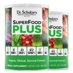Dr. Schulze's SuperFood Plus - Everyday Superfood Supplement to Support Overall Wellness - Clean, Quality Nutrition - Supports Metabolism & Daily Energy - Gluten-Free & Dairy-Free - 14 oz (2 Pack)