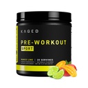 Kaged Sport Pre Workout Pulver für Männer & Frauen, Mango Lime, Sport Zertifiziert, 188mg Koffein, Nitric Oxid Supplement, Beta Alanine für Energie, Gewichtheben, Cardio Endurance & Stärke, 20 Servierungen