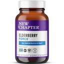 Neukapitel Vegan Elderberry Kapseln mit 64x Konzentrierte Schwarze Elderberry + Schwarze Johannisbeere für umfassende Immununterstützung, Non-GMO-Projekt Verifiziert, Glutenfrei, zertifiziert Vegan, 30 Graf