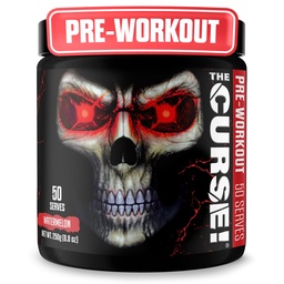 Der Fluch! Pre Workout Pulver für Männer & Frauen, Koffein, Beta-Alanin, Kreatin, L-Citrullin, 50 Servierungen, Wassermelonen Geschmack – Boost Energy, Strength & Focus