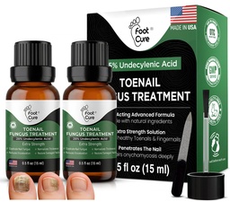 Toenail Renewal Solution Extra Strength Care for Toe Nail & Fingernails - Nail Repair Solution for broken, Discolored Nails - Renews Damaged Cracked Ingrown Toenail Made In USA 0.50 Fl Oz - 2 Pack