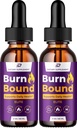 BurnBound Drops – Burn Bound Natural Blend Advanced Formula Liquid Dietary Drops for Active Lifestyle - 2 Bottles - 2 Month Supply