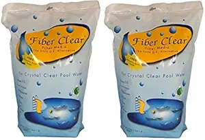 Fiber Clear 9 oz 2 Pack 4009DC Cellulose Filter Medien D.E. Alternative für Schwimmbäder