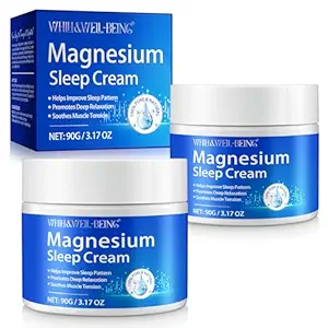 WHLH & WELL-BEING Magnesiumöl für Feet-Topical Magnesium Chloride Cream 1PCS