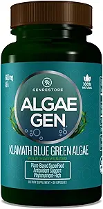 Genrestore: Natürliche AFA Stammzellen Celulas Madres Klamath Blue - Green Algae Mehr Effektive Than Spirulina oder Chlorella Phytonutrient- Rich, Superfood 600mg Aphanizomenon Flos-Aquae (1)
