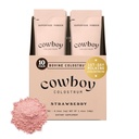 Cowboy - The Exclusive 1st Milking, Whole, Grass Fed Colostrum Supplement for Full Body Health - Bovine Colostrum Powder Packed w/Bioactive Nutrients (10 Travel Packs - Strawberry)