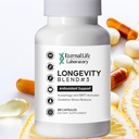 Longevity Blend #3 - Resveratrol 98% with Fisetin Pterostilbene Spermidine, Anti Aging, Oxidative Stress Reducer, Antioxidant Supplement, AMPK Activator