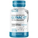 Nutri NAC Ethyl Ester + Glycine - Extra Strength 375mg - NACET mit Selen - 80% Bioverfügbarkeit - N-Acetylcystein - Anti Aging Supplement, Boost Glutathione - 60 Kapseln - 3. Partei geprüft