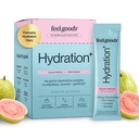 Feel Goods Hydration Hero, 1000mg Elektrolyte Pulver, Zuckerfrei, Magnesium, Bio Kokoswasser, L Theanine, Vitamin C & B12, Non GMO, Keto, Vegan, Elektrolyt-Packets | Guava Fresca, 15 Count