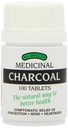 Charcoal 300mg - 100 Tablets