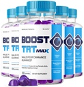 (5 Pack) BoostTRT Max Gummies - Official Boost TRT Max Advanced Formula Daily Premium Support Gummy, Natural BoostTRT Supplement Vitamins for Overall Health & Wellness Review, 300 Gummies for 5 Months