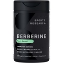 Sportforschung Berberine - Herbal Ayurvedic Metabolic Health Support - 500mg - 120 Kapseln - Vegan zertifiziert, Glutenfrei, Non-GMO