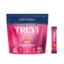 TREVI Electrolytes Powder Packets, Sugar Free Hydration, Raspbery 28 Count | Essential Daily Drink Mix, 0 Sugar, Magnesium, Potassium, Vitamin C, Calcium, B6 & B12 Vitamins
