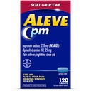 Aleve PM Sleep Aid Plus Pain Reliefer Caplets, Naproxen Sodium & Diphénhydramine HCl, Nuit, 120 Compte
