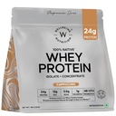 WELLBEING NUTRITION Whey Protein Isolate + Concentrate (Cappuccino) | 24g Protein, 12g EAA, 5.8g BCAA | Clinically Proven 2X Muscle Protein Synthesis| 4B CFU Probiotics & Digestive Enzymes | 1kg