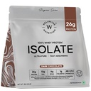 WELLBEING NUTRITION 100% Whey Protein Isolate (Dark Chocolate) | 26g Protein, 13g EAA | Clinically Proven 2X Muscle Protein Synthesis| 4B CFU Probiotics | Digestive Enzymes | Easy to Digest | 1kg