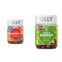 OLLY Kinder Immunität Gummy, Immununterstützung, 50 Count Daily Energy Gummy, Vitamin B12, CoQ10, 60 Count