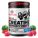 Natures Aid NSF Certified Creatine Monohydrate Gummies for Men & Women, Watermelon 135CT