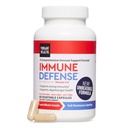 Vibrant Health, Immune Defense, Natural Immune and Digestive Support, 60 Capsules | Dietary supplement for daily use, easy-to-swallow serving size in capsule form with a 60-count bottle for routine wellness