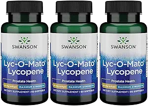 Swanson Super-Strength LYC-O-Mato Lycopene 40 Milligramme 60 Sgels (3 Pack)