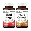 Wild & Organic Red Sage 90 Capsules & Black Cohosh 90 Capsules
