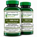 (Pack-2) Vitamin C-1000 Mg Plus, 90 VCaps, High Absorbable, Non-GMO, Gluten-Free, Organic Diet Supplement, Made from Fresh Berries (Pack of 2)