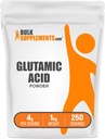 BulkSupplements.com L-Glutamic Acid Powder - Glutamate Supplement, Amino Acid Supplement - Unflavored & Gluten Free, 4g per Serving, 1kg (2.2 lbs) (Pack of 1)