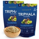 Herb Essential Organic Triphala Powder 200G (7.05 Oz), Amla, Haritaki & Bibhitaki Blend, Ayurvedic Herbal Supplement for Overall Well-Being, Vegan, Non-GMO, No Added Preservatives, Sourced from India