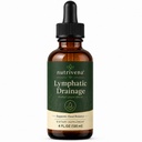 Nutrivena Lymphatic Drainage Drops, Herbal Liquid Supplement with Cleavers, Red Clover, Stillingia Root & Prickly Ash Bark, Lymphatic Wellness Drops for Natural Fluid Balance & Daily Wellness, 4 Fl Oz