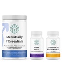 Men's Daily 7 Essentials, Sleep Well & Vitamin D3 + K2 Chewables Bundle