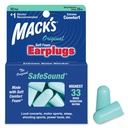 Mack's Original Soft Foam Earplugs, 10 Pair - 33dB Highest NRR, Comfortable Ear Plugs for Sleeping, Snoring, Work, Travel & Loud Events | Made in USA