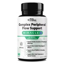 Real Science Complex Peripheral Flow Support - Circulation & Vein Support Supplement for Neurological Wellness - Includes Vinitrox & GABA for Nerve Support & Healthy Blood Flow - Made in USA, 60 Caps