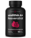 Urolithin A+ | Advanced Mitochondrial Supplement with Resveratrol, Pterostilbene & Pomegranate | Cellular Energy, Vitality & Longevity | Mitochondrial Support Formula – Vegan, Non-GMO – 60 Capsules