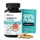 Urolithin A+ Supplement - 1000 mg Per Serving - with Pomegranate Extract & Vitamin D3 - Cellular Health Support - 90 Capsules - 45 Servings