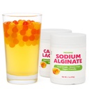 DIY Popping Boba Kit – Make Juice Pearls at Home | Sodium Alginate & Calcium Lactate Set, 2oz Each, Food Grade, Molecular Gastronomy Starter Kit
