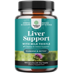 Natures Craft Liver Cleanse Detox & Repair 120 Kapseln - Kräuter Leber Unterstützung Milchdistel Supplement - Silymarin Milchdistel Ergänzungen mit Dandelion Root, Choline, Beetroot & Artichoke Extrakt